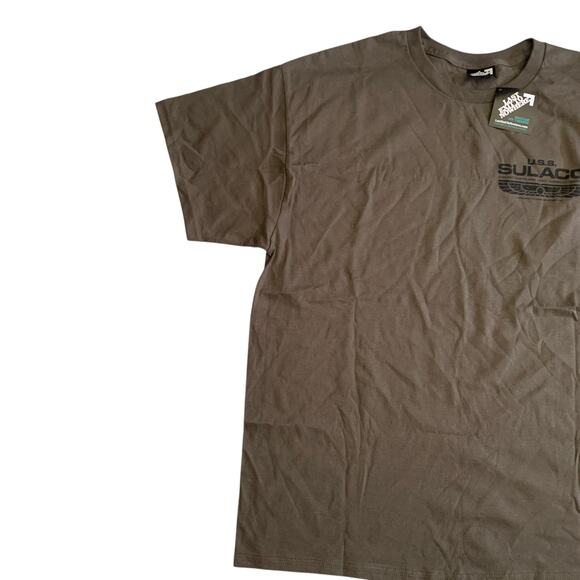 U.S.S Sulaco Conestoga Class Light Assust Carrier Men's Size XL Green T-Shirt - Picture 9 of 16